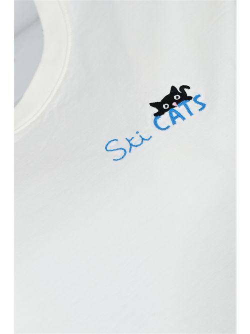 T-shirt Emilie Sti Cats in cotone Mc2 Saint Barth | EMI000201275I